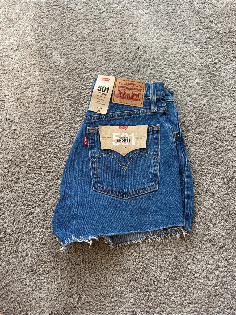 Brand new Levi Shorts